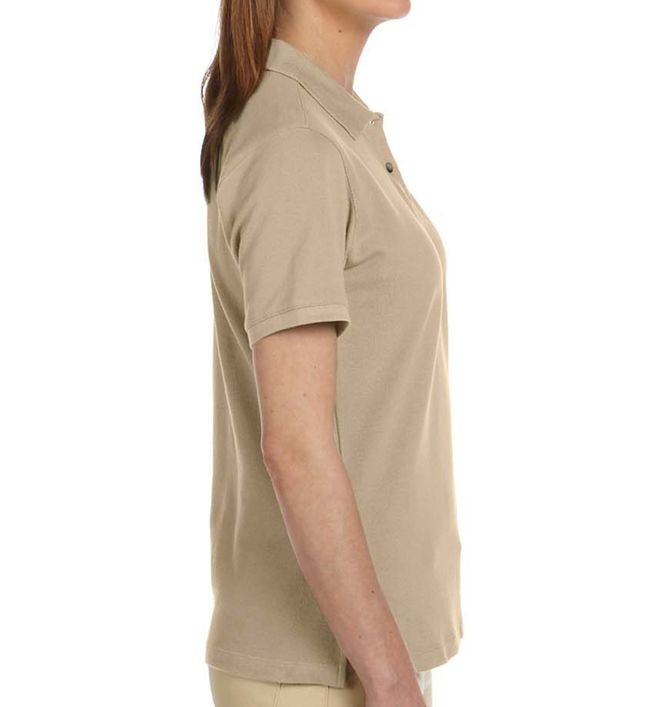 Women's Ringspun Cotton Polo - Image 3