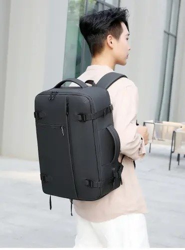 Port Anti Theft Laptop Backpack with USB - Image 2