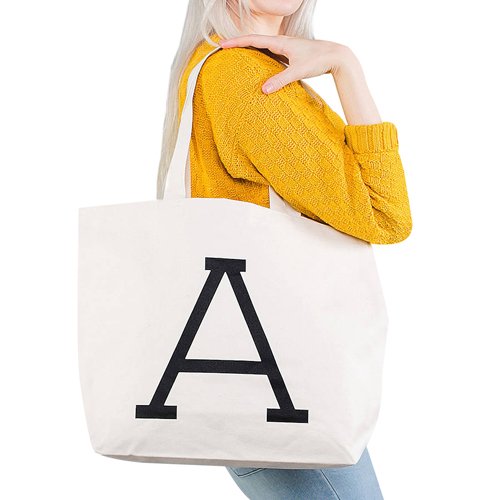 Custom Canvas Tote Bag with Zipper