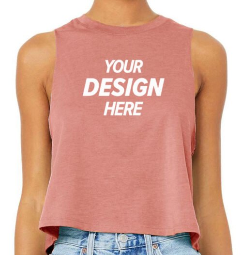 Women's Racerback Cropped Tank Top