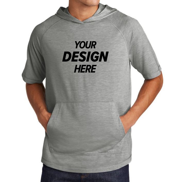 Tri-Blend Wicking Short Sleeve Hoodie
