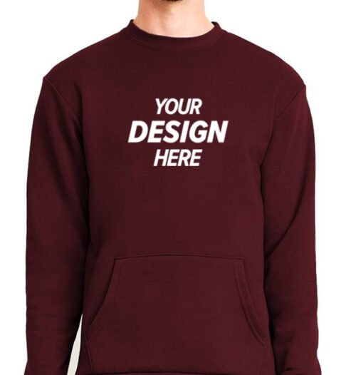 Unisex Long Sleeve Pocket Sweatshirt