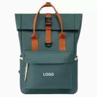 Custom Anti Theft Expandable Roll Top Backpack