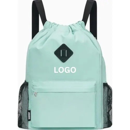 Water-Resistant String Backpack Cinch