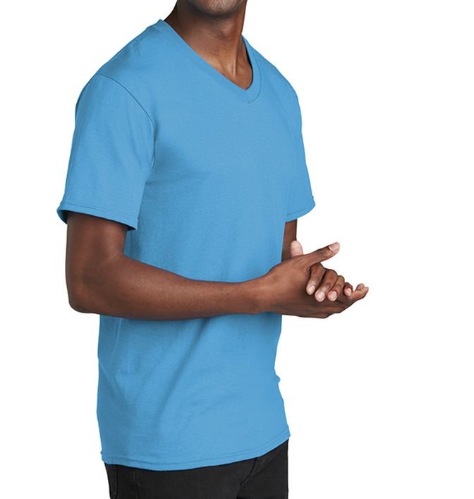Core Cotton V-Neck Tee - Image 3