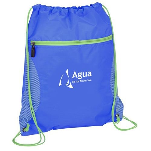 Solid Color Printing Drawstring Backpack - Image 3