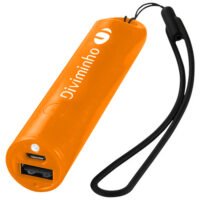 Personalized Mini Power Bank With Lanyard