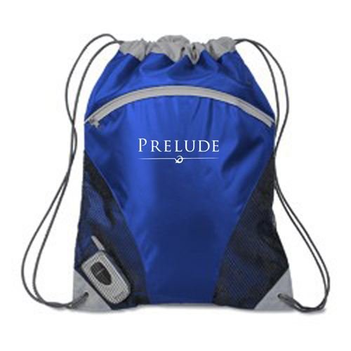 Camping Zippered Pocket Drawstring Backpack - Image 2