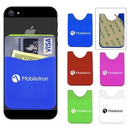 Promotional Smartphone Silicone Card Wallet - Image 2