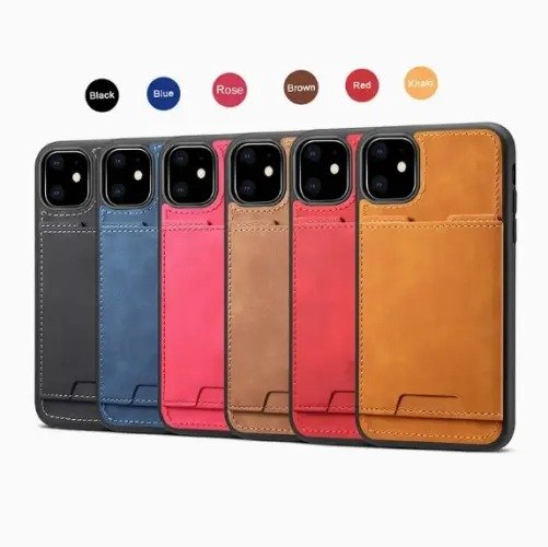 PU Leather Mobile Phone Housing iPhone Cases - Image 4
