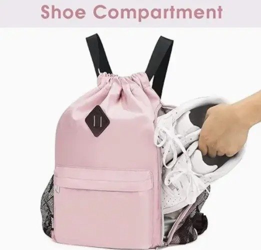 Water-Resistant String Backpack Cinch - Image 4