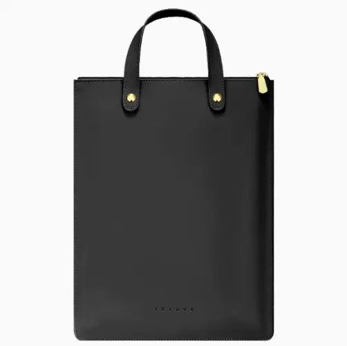 Waterproof Genuine Leather Briefcase Laptop Sleeve Bag - Image 3