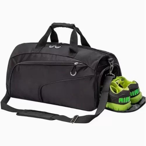 Luggage Bag Black Waterproof Duffel Bags for Men - Image 3