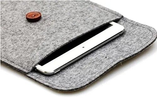 Classic Black Felt Handbags Bag Laptop Bag Tablet Bag - Image 4