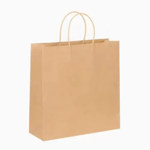 Reinforced Bottom Brown Paper Carrier Bag - Image 3