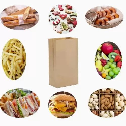 Food Contact Kraft Paper Food Bags Custom Printing - Image 4