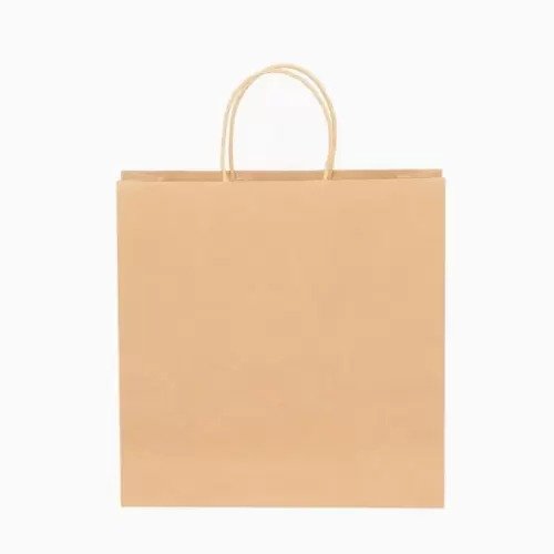 Reinforced Bottom Brown Paper Carrier Bag - Image 4