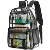 Large Heavy Duty Clear Book Backpack