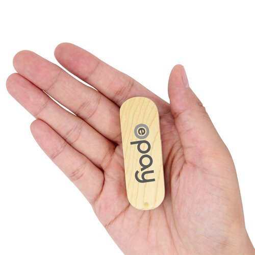 8GB Swivel Swing Wooden Flash Drive - Image 5