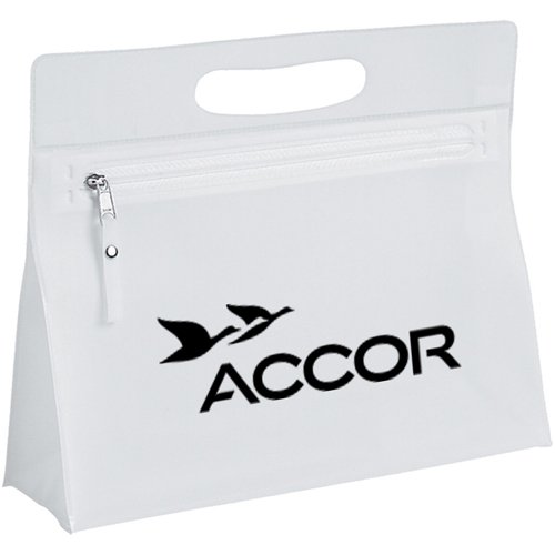 Personalized Clear Cosmetic Bag With Zipper - Image 2