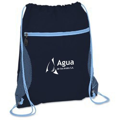 Solid Color Printing Drawstring Backpack - Image 5