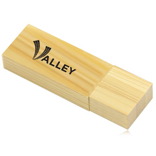 32GB Bamboo USB Flash Drive - Image 2