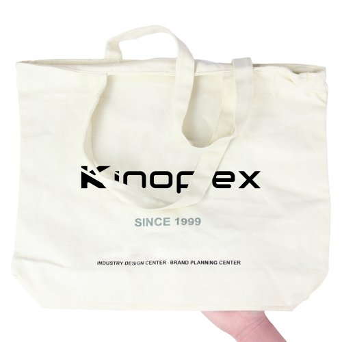 Custom Canvas Tote Bag with Zipper - Image 2