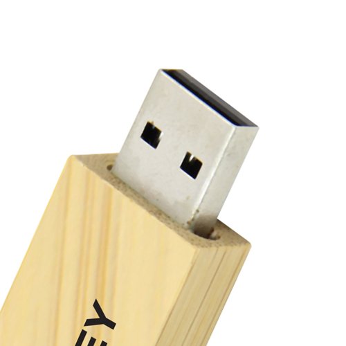 32GB Bamboo USB Flash Drive - Image 3