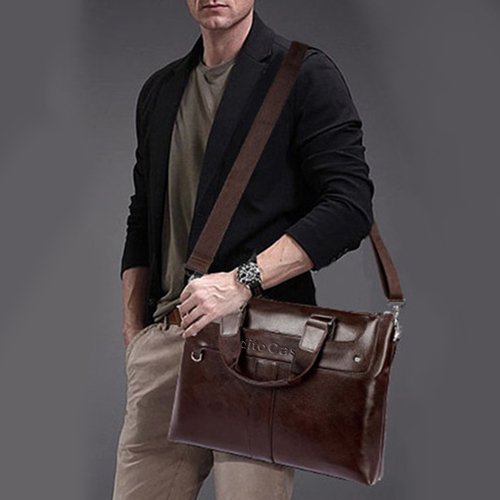 Premium Leather Briefcase Bag - Image 5