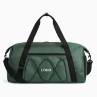 Durable Custom Logo Sports Gym Weekender Duffel Bag