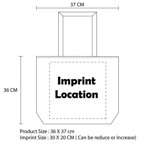 Custom Canvas Tote Bag with Zipper - Image 8