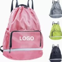 Swim Beach Large Capacity Drawstring Backpack Bag