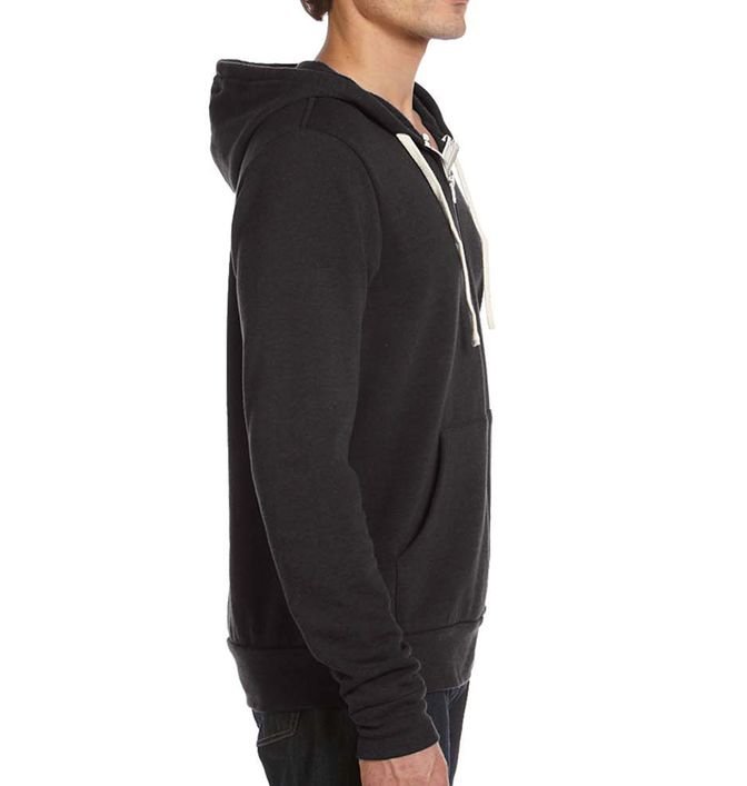 Tri-blend Fleece Zip Up Hoodie - Image 2