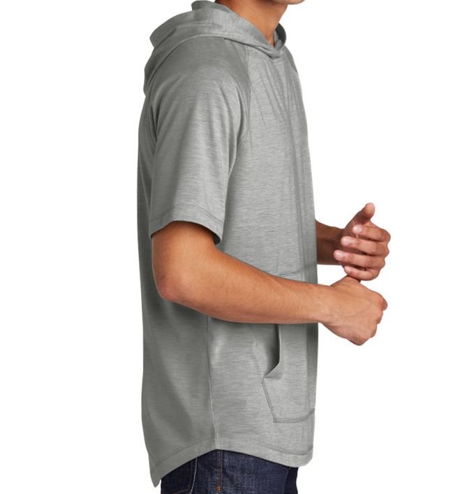 Tri-Blend Wicking Short Sleeve Hoodie - Image 3