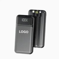 Mobile USB Charger Power Bank with LED Light