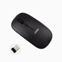 Wireless Mute Mouse, Dual Mode, Ergonomic Design