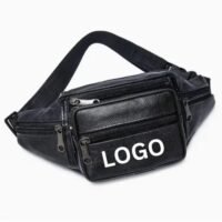 PU Leather Waist Bag Fanny Pack Sport Travel Bags