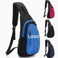 Men Shoulder Backpack Small Cross Body Chest Sling