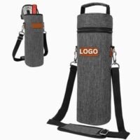 Protective Padded Thermal Single Bottle Wine Carrier Bag