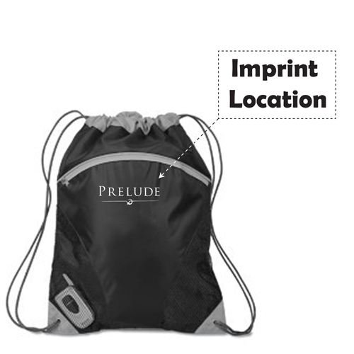 Camping Zippered Pocket Drawstring Backpack - Image 5
