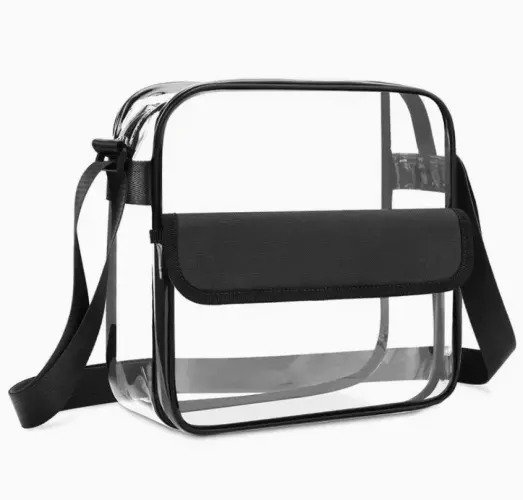 Beauty Crossbody Messenger PVC Toiletry Bag - Image 2