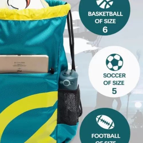 Sport Gym Water Bottle Mesh Drawstring Bags - Image 4