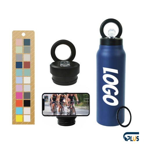 Custom drinkware and bottles with company logo for promotions